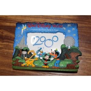 Walt Disney Accents Picture Frame Celebrate 2000